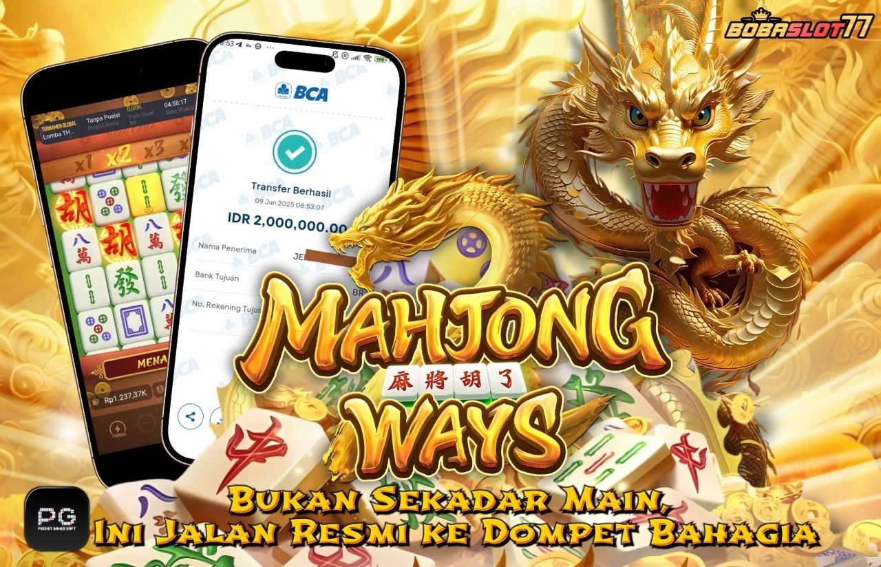 Selamat kepada id : jer**p Wede Rp 2.000.000 di Game MAHJONG WAYS PG SOFT Cair Gk Sampe 1 Menit! Menang Mudah di Bobaslot77	